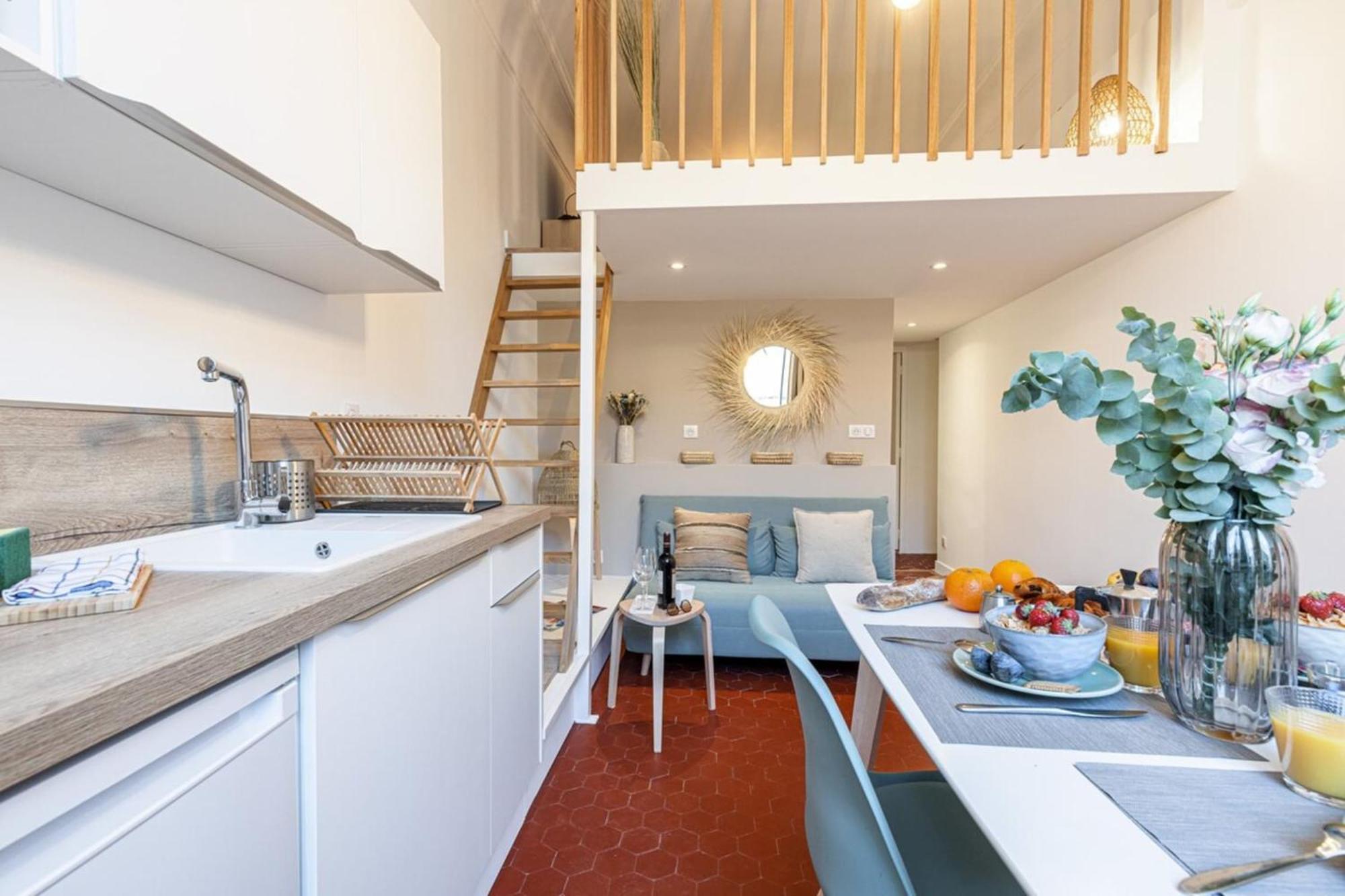 Ferienwohnung Prefecture 15 - Old Town Duplex 2 Doubles Beds Nizza Exterior foto