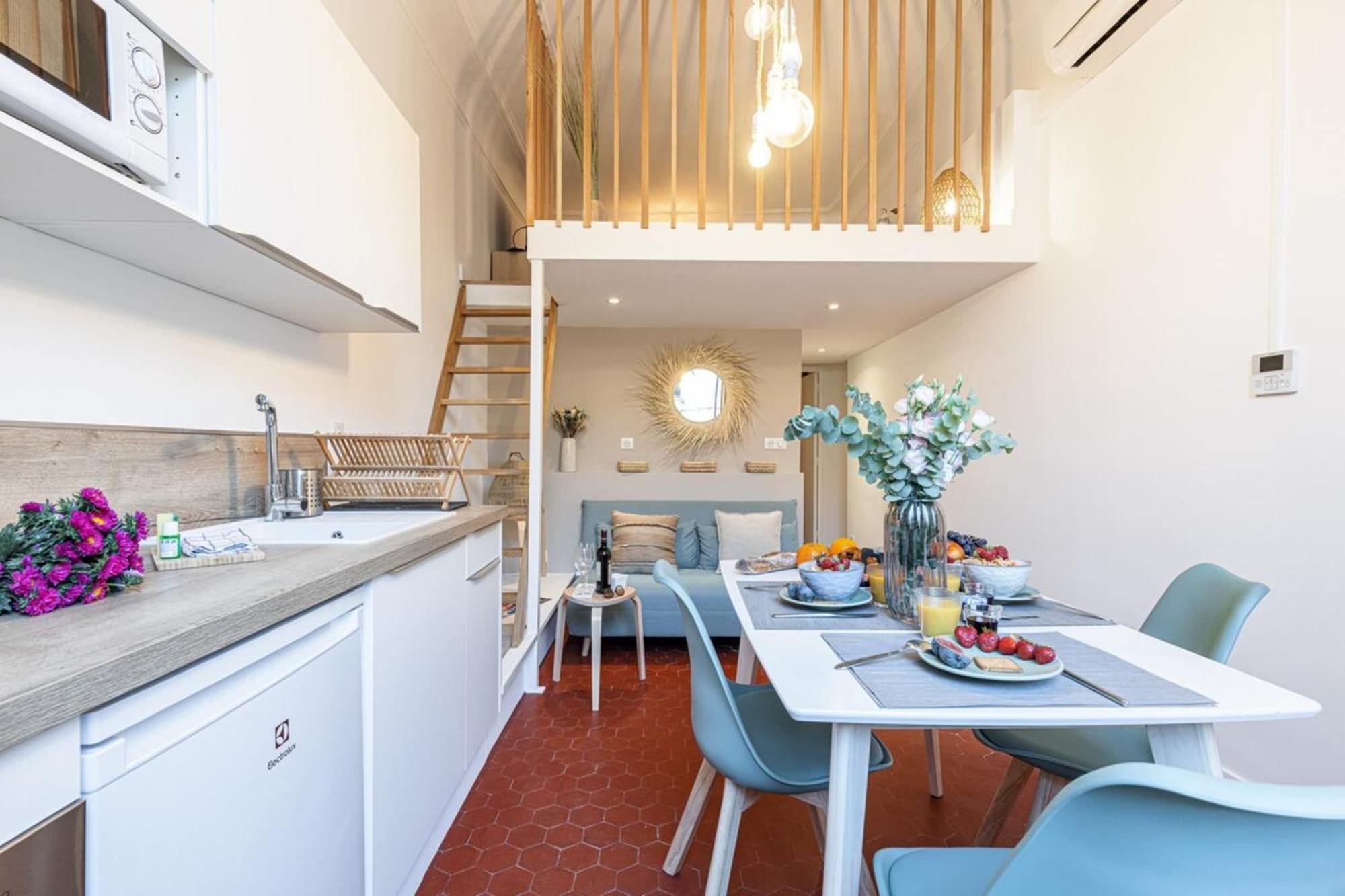 Ferienwohnung Prefecture 15 - Old Town Duplex 2 Doubles Beds Nizza Exterior foto